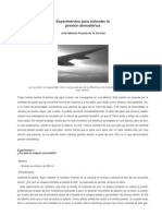 Experimentos Presión Atmosférica