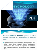 Parapsychology