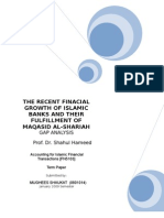 Islamic Finance and Their Financial Growth Verses Their Maqasid Al-Shariah