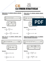 SUMATORIAS