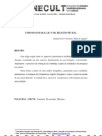 Artigo - Umnabda em Aracaju - Janaina Couvo Teixeira Maia de Aguiar