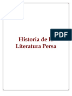 Historia de La Literatura Persa