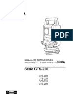 Serie GTS-220: Estación Total Electrónica Estación Total Electrónica