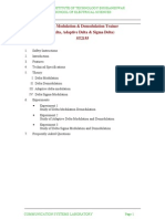 Delta Modulation and Demodulation Trainer