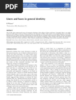 Liners & Bases in Dentistry