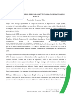 Amicus Curiae Ante El Tribunal Constitucional Plurinacional de Bolivia