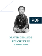 Prayer-Demands For Children, by Paramhansa Yogananda