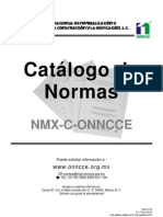 Catalogo de Normas 2012 Onncce