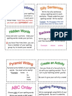 Spelling Activities PDF