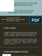 Espectrometria de Emissão Óptica Com Plasma Indutivamente Acoplado