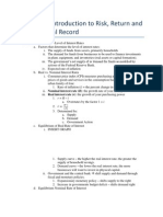 Chapter 5: Introduction To Risk, Return and The Historical Record