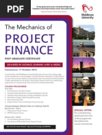 Distance Learning Project Finance