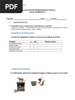 Prueba Informal Prebasico