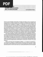 0101-FuentealbaW Reflexiones de Una Sociología de La Educación