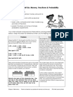 Grade 3, Unit Six: Money, Fractions & Probability: Problem Comments