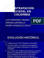 Contratacion Estatal en Colombia