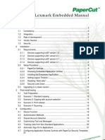 PaperCut MF - Lexmark Embedded Manual