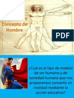 La Educacion y Concepto de Hombre