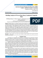 Buckling Analysis of Woven Glass Epoxy Laminated Composite Plate