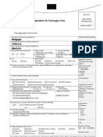 Schengen Visa Form