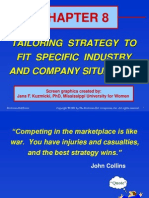 Tailoring Strategy To Fit Specific Industry and Company Situations