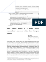 Consociationalism in Netherlands Cheng Mai Paper June 2010