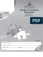 Prueba Formativa 2º ESP y MAT (2010)