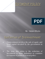 Disinvestment Policy