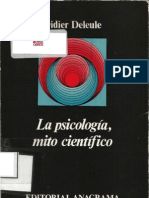 Deleule, Didier - La Psicologia, Mito Cientifico