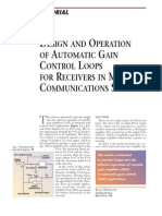 Design and Operation of AGC Loops