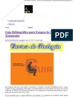 Guia Bibliográfico para Exegese Do Novo Testamento - Portal Da Teologia PDF