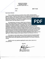 SD B2 DOD 1 of 2 FDR - 7-9-03 Schumer Request For DOD IG Probe Into DOD Obstruction of Commission - 8-20-03 DOD IG Response 751