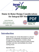 Stator and Rotor Design Considerations For Integral HP Machines - Austin Bonnett