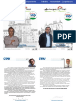 CDU Estremoz - Carta de Apresentação 1