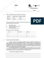 9 Ano Ciencias Exercicios Funcoes Quimicas