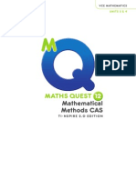 Maths Quest Methods Year 12