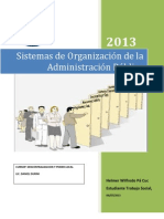 Sistemas de Organización de La Administración Pública