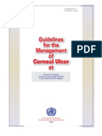 Guidelines For The Management of Corneal Ulcer WHO