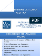 Procedimientos de Tecnica Aseptica