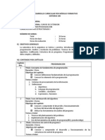 Desarrollo Plan Curricular Algoritmos I PDF