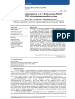 Secured Data Transmission in A V-Blast Encoded MIMO MCCDMA Wireless Communication System