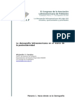 Demografia de La Desigualdad CanalesSociologia