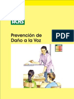 Prevencion de Daño A La Voz