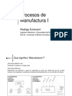 1.3 Procesos de Manufactura