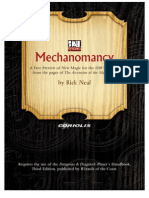 D&D 3rd Edition - Mechanomancy