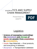 Supply Chain Management and Logistics