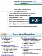 Module 8: Access Considerations and Constraints