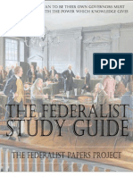 Federalist Number One Study Guide