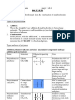 Unit 2 Mod 1 Polymers