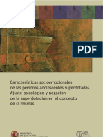 Características Socioemocionales de Las Personas Adolescentes Superdotadas.